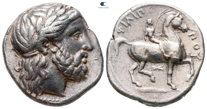 Kings of Macedon. Pella. Philip II of Macedon 359-336 BC. 
Tetradrachm AR

25...