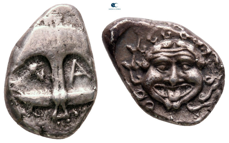 Thrace. Apollonia Pontica circa 480-450 BC. 
Drachm AR

17 mm, 3,35 g

Upri...