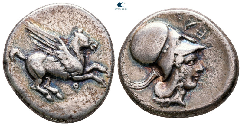 Corinthia. Corinth circa 400-375 BC. 
Stater AR

22 mm, 8,12 g

Pegasos fly...