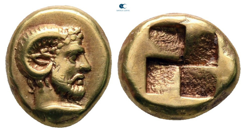 Mysia. Kyzikos circa 500-450 BC. 
Sixth Stater or Hekte EL

11 mm, 2,65 g

...