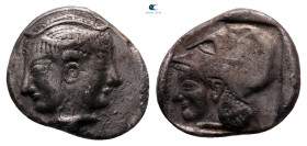 Mysia. Lampsakos circa 500-490 BC. Diobol AR