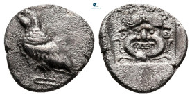 Troas. Abydos circa 450-400 BC. Obol AR
