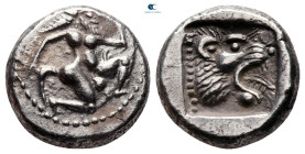Troas. Assos circa 500-480 BC. Drachm AR