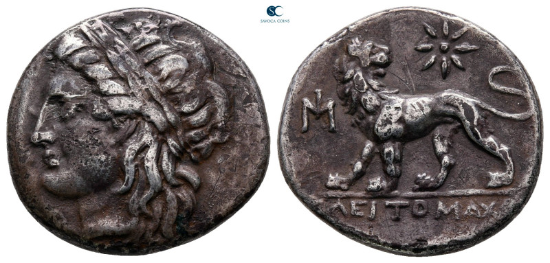 Ionia. Miletos circa 300 BC. Kleotomaxos, magistrate
Didrachm AR

21 mm, 6,41...