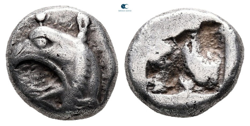 Ionia. Phokaia circa 521-478 BC. 
Trihemiobol AR

10 mm, 1,60 g

Head of a ...