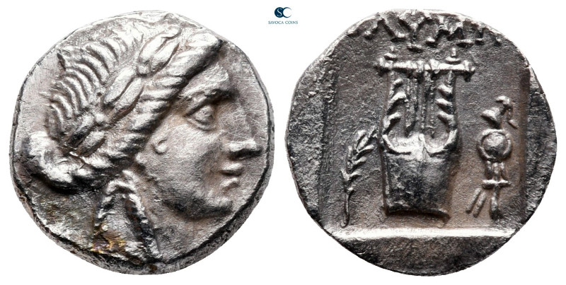 Lycia. Lycian League. Olympos circa 167-81 BC. 
Drachm AR

15 mm, 2,68 g

L...