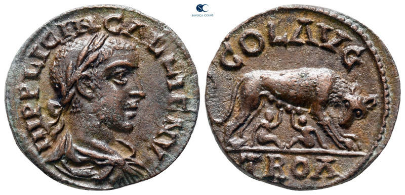 Troas. Alexandreia. Gallienus AD 253-268. 
Bronze Æ

22 mm, 4,73 g

IMP LIC...