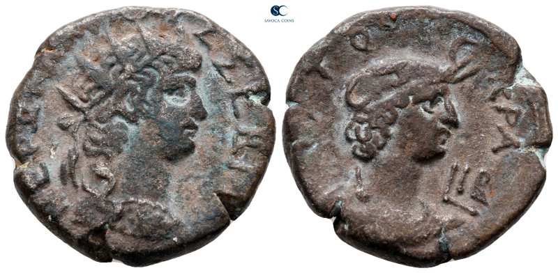 Egypt. Alexandria. Nero AD 54-68. 
Billon-Tetradrachm

25 mm, 11,04 g

[ΝΕΡ...