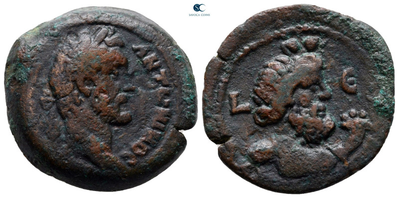 Egypt. Alexandria. Antoninus Pius AD 138-161. Dated RY 5=AD 141/2
Billon-Tetrad...