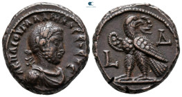 Egypt. Alexandria. Gallienus AD 253-268. Dated RY 4=AD 256/7. Potin Tetradrachm