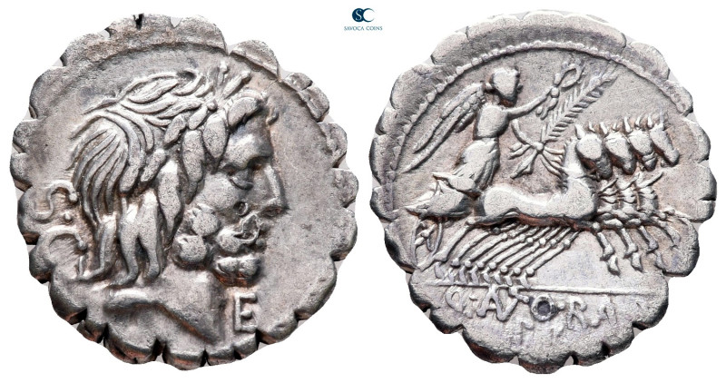 Q. Antonius Balbus 83-82 BC. Rome
Serrate Denarius AR

19 mm, 3,69 g

Laure...