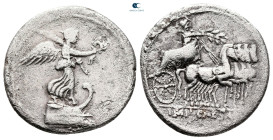 Octavian 29-27 BC. Italy. Denarius AR