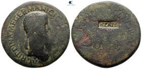 Agrippina I  AD 33. Struck under Claudius, AD 50-54.. Rome. Sestertius Æ