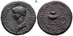 Nero, as Caesar AD 50-54. Uncertain Thracian mint. Dupondius Æ
