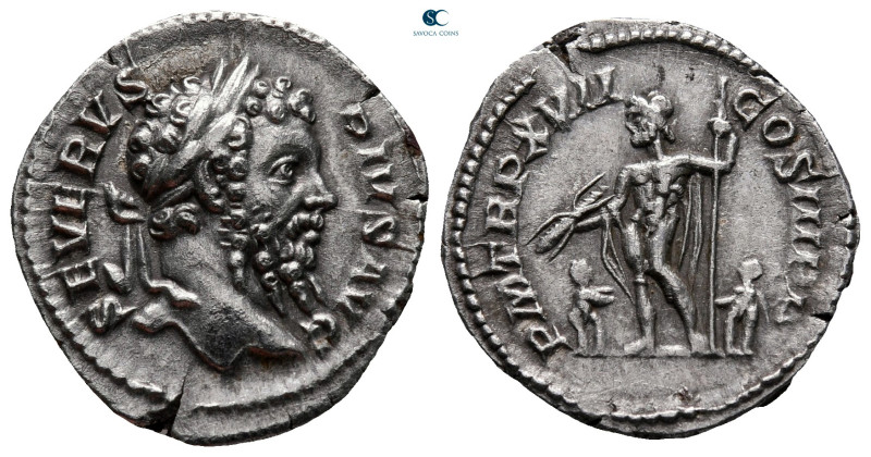 Septimius Severus AD 193-211. Rome
Denarius AR

20 mm, 3,21 g

SEVERVS PIVS...