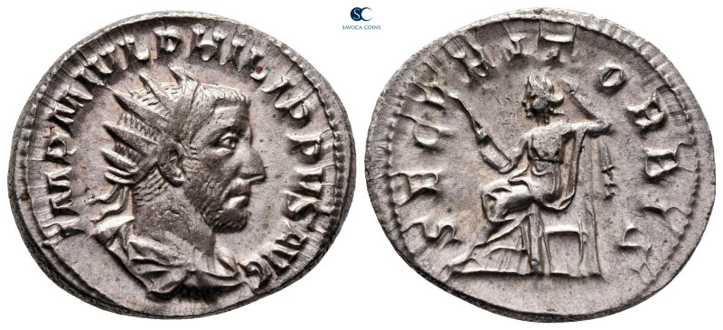 Philip I Arab AD 244-249. Rome
Antoninianus AR

23 mm, 4,93 g

IMP M IVL PH...