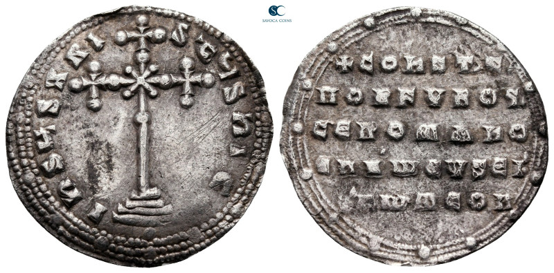 Constantine VII Porphyrogenitus with Romanus II AD 913-959. Constantinople
Mili...