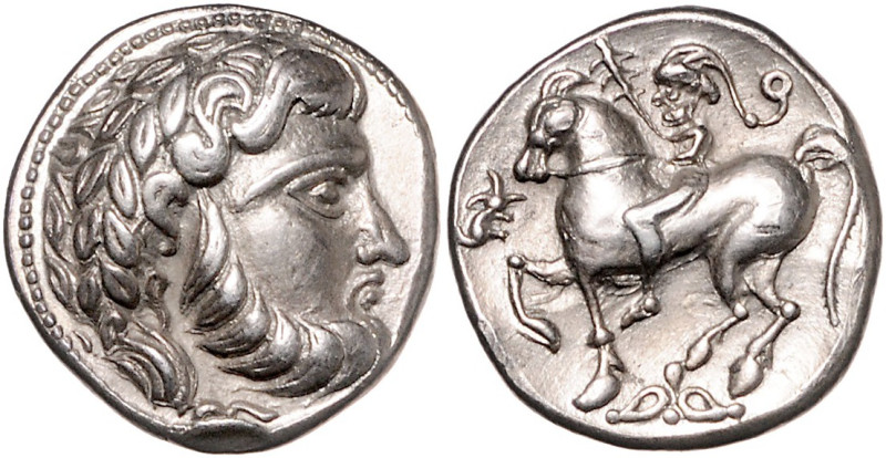 OSTKELTEN, AR Tetradrachme des Baumreiter-Typs (2.-1.Jh.v.Chr.), Transsilvanien....