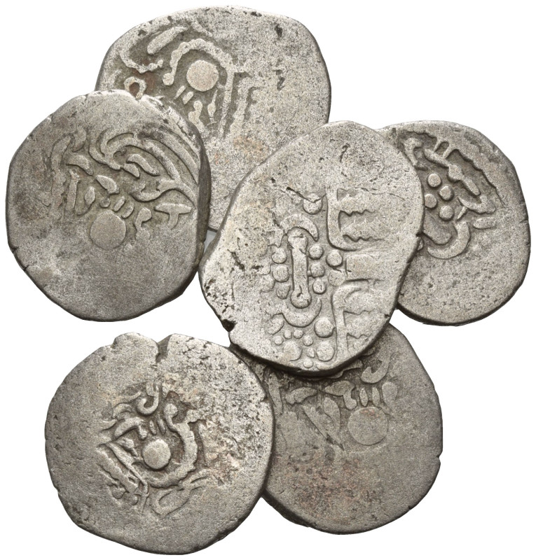 INDO-SASANIDEN, PERIODE DER PRATIHARAS, 780-980, Bil.-Drachme der Pratiharas. St...