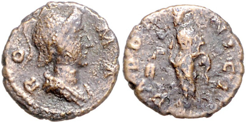 RÖMISCHES REICH, Hadrian, 117-138, AE Quadrans (Bergbaumünze), Dalmatien. Romabü...