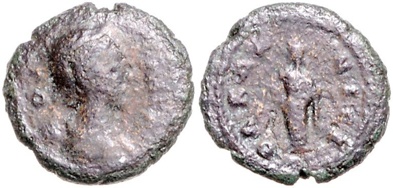 RÖMISCHES REICH, Hadrian, 117-138, AE Quadrans (Bergbaumünze), Dalmatien. Romabü...