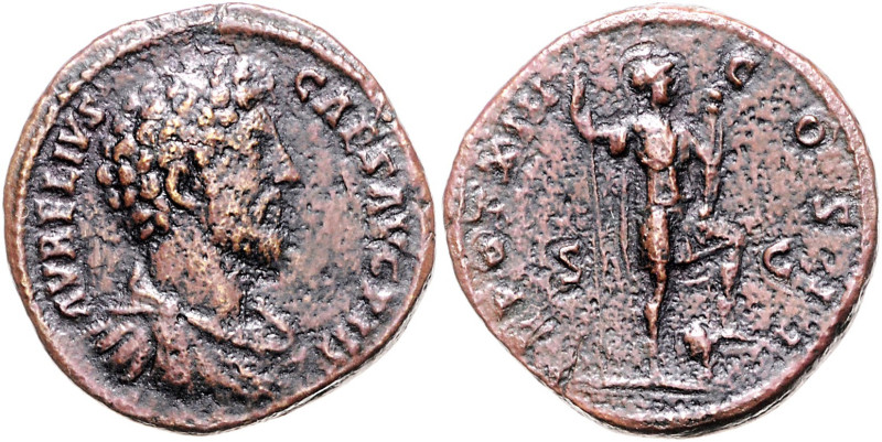 RÖMISCHES REICH, Marcus Aurelius als Caesar, 139-161, AE Sesterz TRP POT XIII =1...