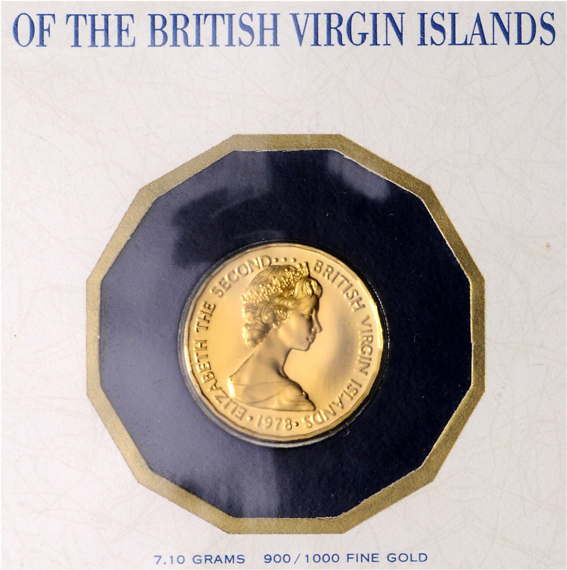 BRITISH VIRGIN ISLANDS, Elisabeth II., 1952-2022, 100 Dollars 1978. Coronation J...