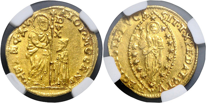 ITALIEN / VENEDIG, Aloys Mocenigo III., 1722-1732, Zecchino o.J. 3,49g.
GOLD, N...