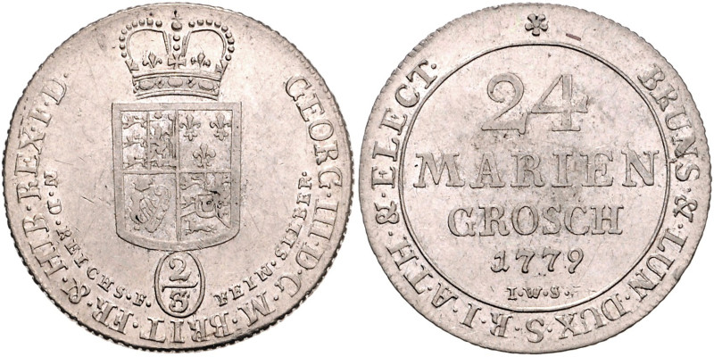 BRAUNSCHWEIG UND LÜNEBURG, LINIE CALENBERG-HANNOVER, Georg III., 1760-1820, 24 M...