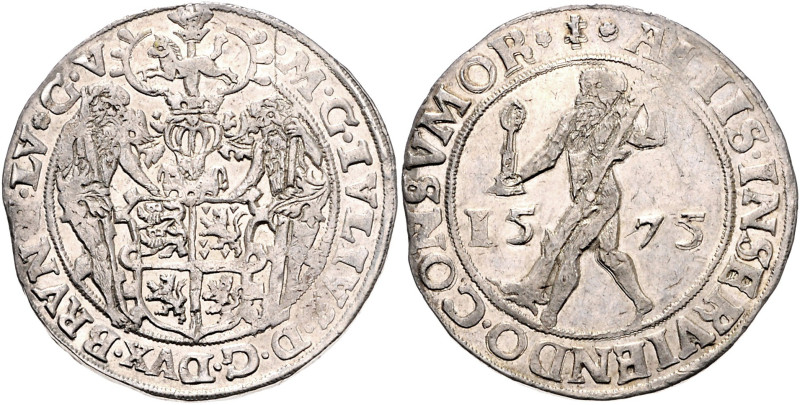 BRAUNSCHWEIG UND LÜNEBURG, LINIE WOLFENBÜTTEL, Julius, 1568-1589, Reichstaler 15...