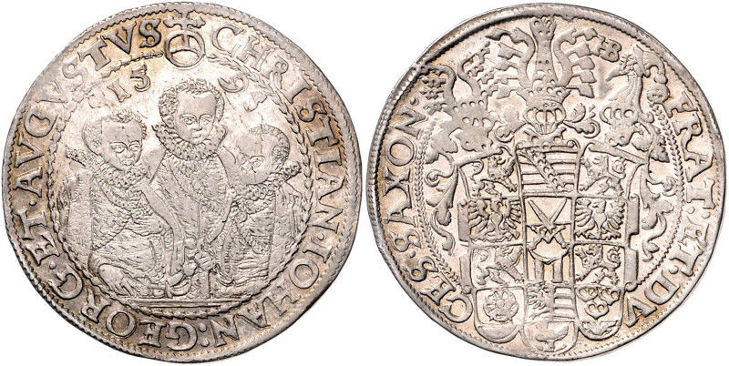 SACHSEN, Christian II., Joh.Georg I. und August (Vormundsch.), 1591-1601, Reichs...