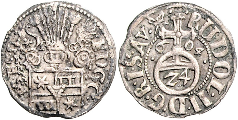 SCHLESWIG-HOLSTEIN-SCHAUENBURG, Ernst III., 1601-1622, Groschen =1/24 Taler 1604...