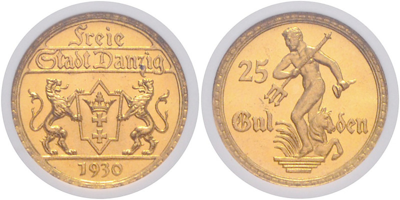 DANZIG, Freie Stadt, 1920-1939, 25 Gulden 1930.
Ware ist regelbesteuert
standa...