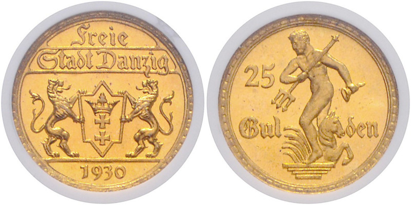 DANZIG, Freie Stadt, 1920-1939, 25 Gulden 1930.
Ware ist regelbesteuert
standa...