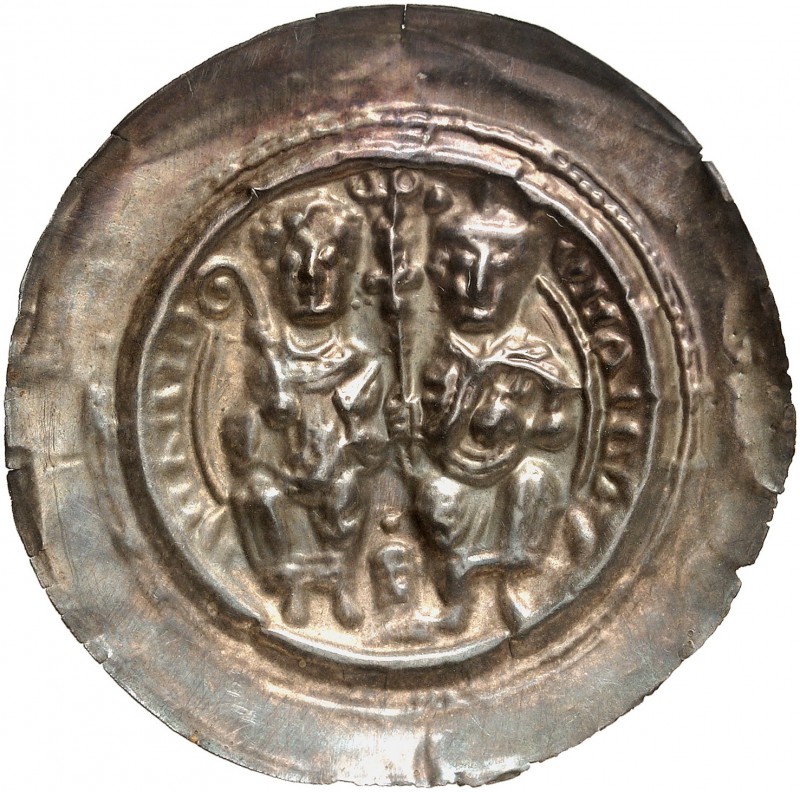 DEUTSCHLAND. Hersfeld, Abtei. Johann I. 1201-1213 und König Philipp von Schwaben...