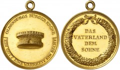 DEUTSCHLAND. Oldenburg, Herzogtum. Peter Friedrich Ludwig, 1785-1823, als Administrator für Peter Friedrich Wilhelm. Goldmedaille o. J. (1813). Golden...