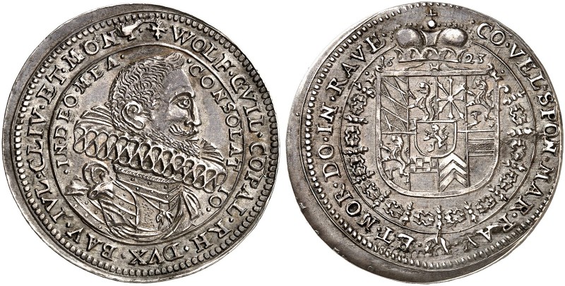 DEUTSCHLAND. Pfalz-Neuburg, Herzogtum. Wolfgang Wilhelm, 1614-1625. 1/2 Taler 16...