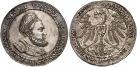 DEUTSCHLAND. Sachsen, Herzogtum, ab 1547 Kurfürstentum. Ernestiner. Friedrich III. der Weise 1486-1525. Guldengroschen o. J. (nach 1507). Auf die Gene...