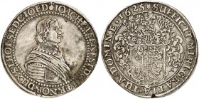 DEUTSCHLAND. Schleswig-Holstein-Plön, Herzogtum. Joachim Ernst, 1622-1671. Taler 1625, Reinfeld. Geharnischtes Brustbild mit langen Haaren, Spitzenkra...