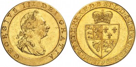 GROSSBRITANNIEN. George III. 1760-1820. Pattern-Guinea 1798. Geprägt in Gold auf eine dünne Rondelle (1 mm) geprägt. Stempelschneider Conrad H. Kuchle...