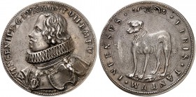 ITALIEN. Mantua. Vincenzo II. Gonzaga, 1626-1627. Silbergussmedaille o. J. (1627). Stempel von Gaspare Moroni Mola. VINCEN II • D • G • DVX • MANT • V...