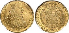 MEXIKO. Fernando VII. 1808-1821. 8 Escudos 1808, Mexico. Brustbild des Regenten nach rechts. Rv. Gekröntes Wappen zwischen der Wertangabe, umgeben von...