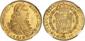 MEXIKO. Fernando VII. 1808-1821. 8 Escudos 1812, JJ-Mexiko City. Cayon 16405. Calico-Tipo 19#50. KM 160. Fr. 47. Selten in dieser Erhaltung / Rare in ...