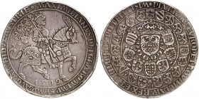 RDR / ÖSTERREICH. Maximilian I. 1493-1519. Doppelter Schauguldiner 1509. Zur Annahme des Kaisertitels 1508. Stempel von Ulrich Ursentaler. * MAXIMILIA...