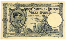 BELGIEN, Banque Nationale de Belgique, 1000 Francs 24.01.1924.
II
Pick 96