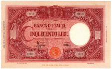 ITALIEN, Banca d'Italia, 500 Lire 23.08.1943. Herrliche Erhaltung.
I-
Pick 70a