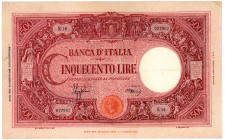 ITALIEN, Banca d'Italia, 500 Lire 23.08.1943. Herrliche Erhaltung.
II
Pick 70a