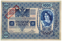 ÖSTERREICH, Oesterreichisch-Ungarische Bank, 1000 Kronen 1902. Ausgegeben nach dem 4.Oktober 1920.
I
Pick 48