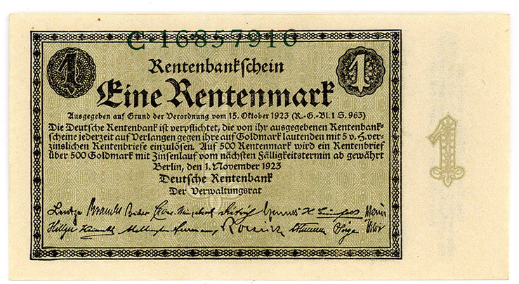 DEUTSCHES REICH BIS 1945, Ausgaben der Deutschen Rentenbank, 1923-1937, 1 Renten...