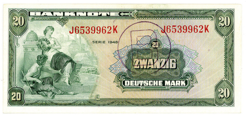 BUNDESREPUBLIK DEUTSCHLAND AB 1948, Noten der Bank Deutscher Länder, 1948-1949, ...